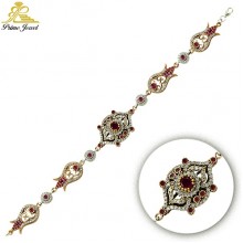 Gümüş Otantik Taşlı Biezik /Bileklik